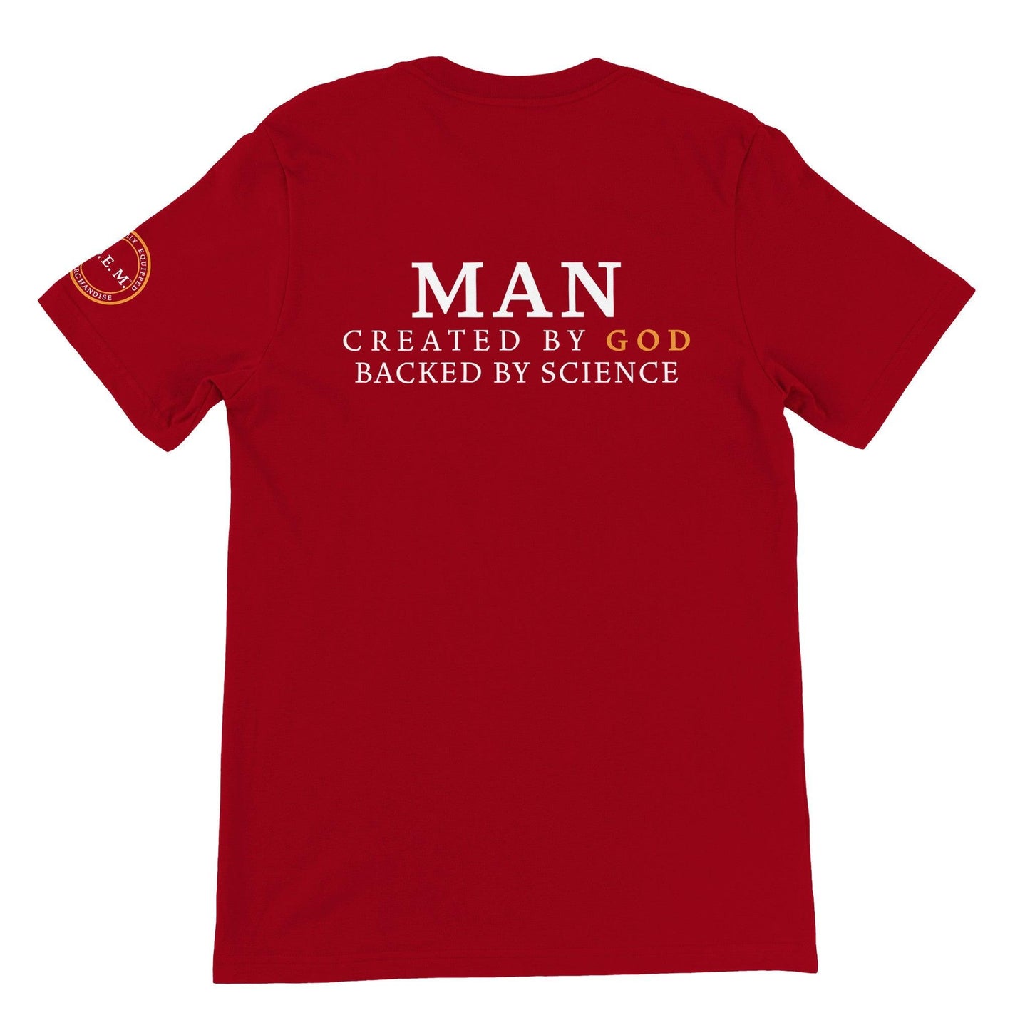 Men's T-Shirt - Created by God - Originally Equipped