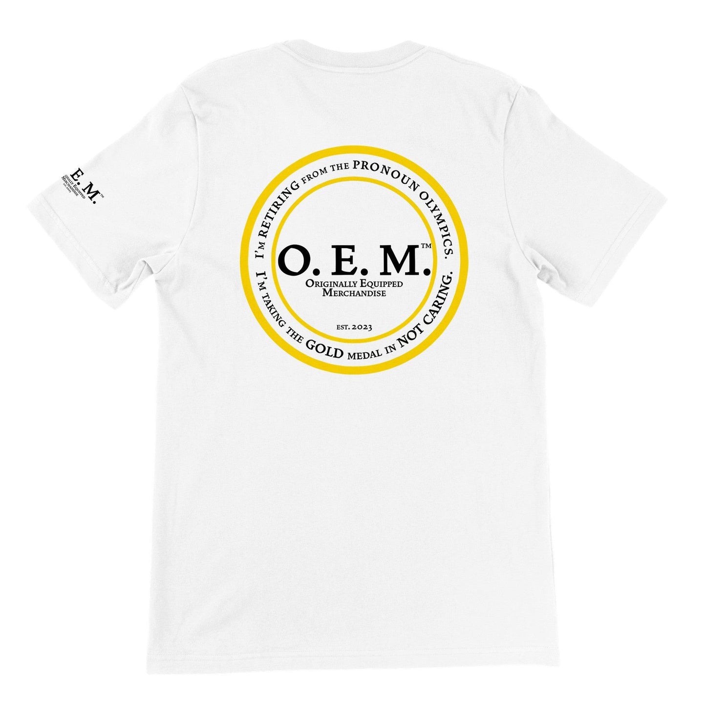 Men's T-Shirt - Pronoun Olympics - Originally Equipped