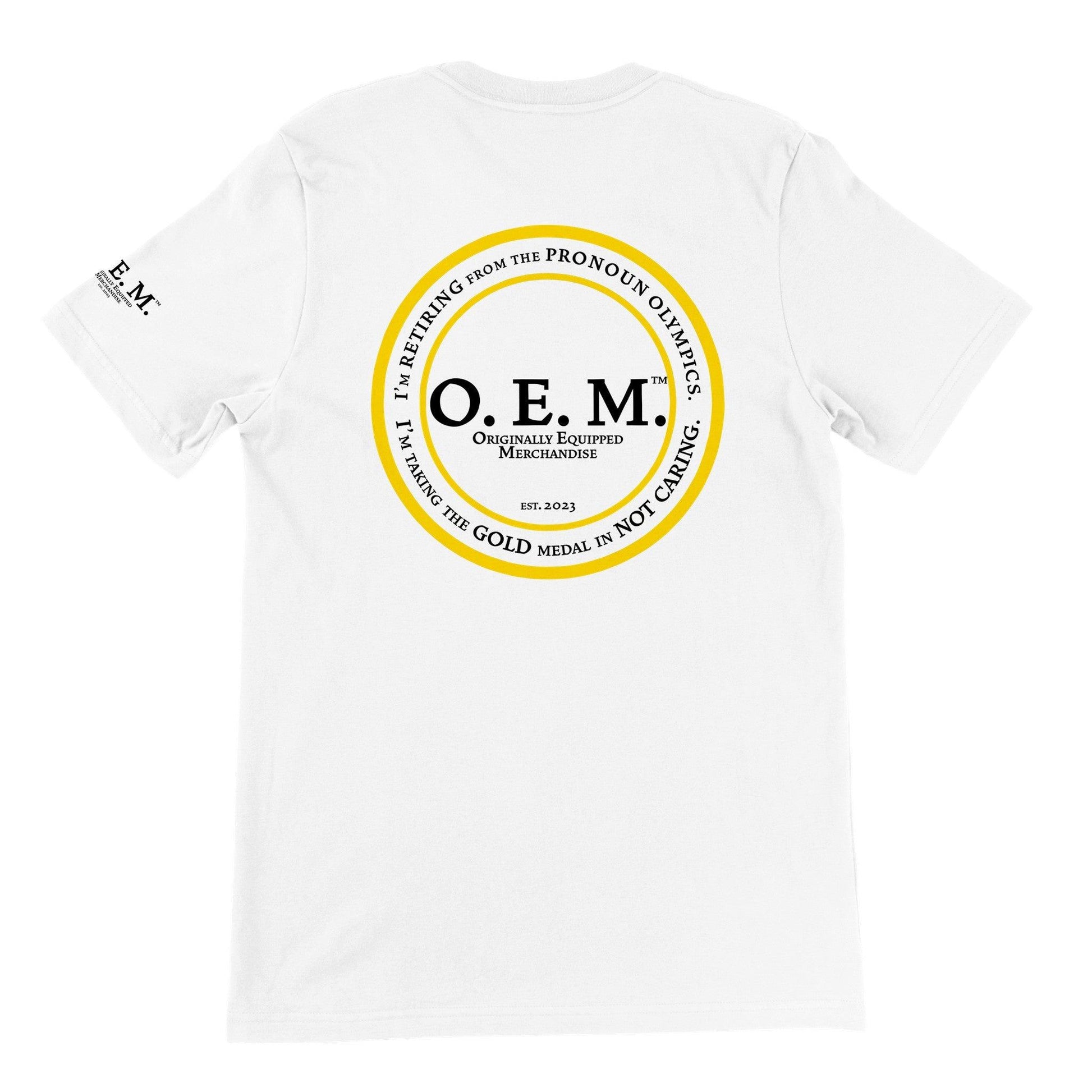 Men's T-Shirt - Pronoun Olympics - Originally Equipped